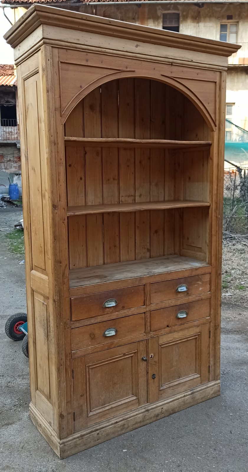 Libreria a giorno abete massello – XX secolo – Antichi Mestieri di ...