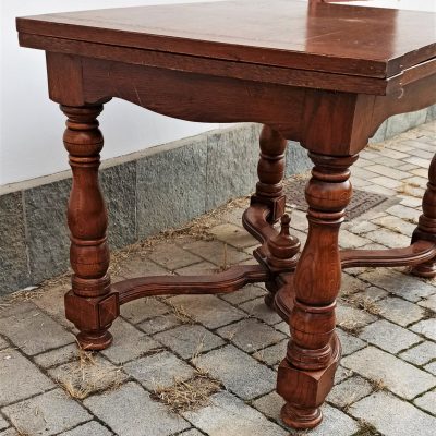 Tavolo a libro rovere '900 (8)